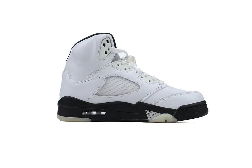 Nike Jordan 5 Retro White Black  4