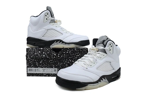 Nike Jordan 5 Retro White Black 