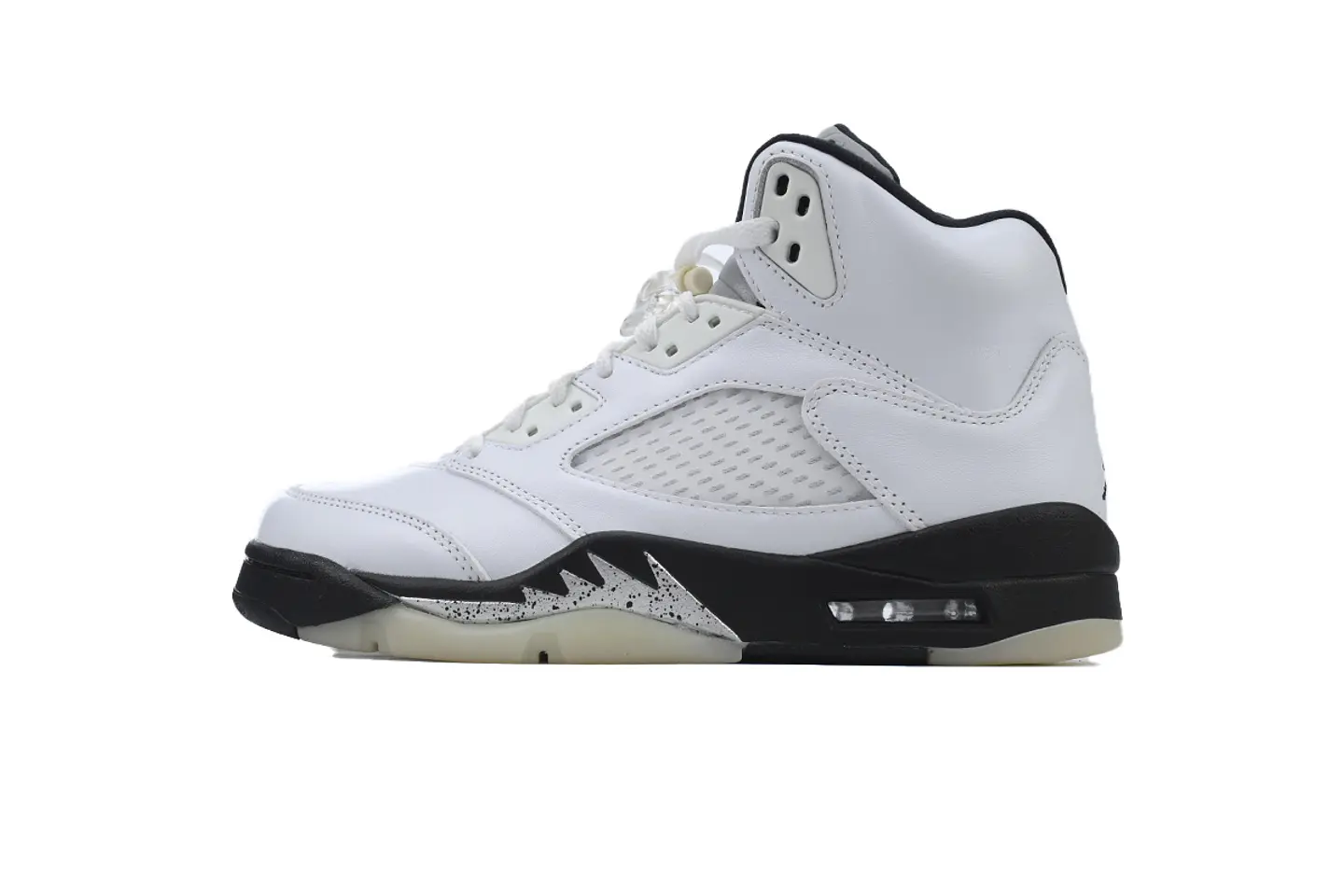 Nike Jordan 5 Retro White Black  5