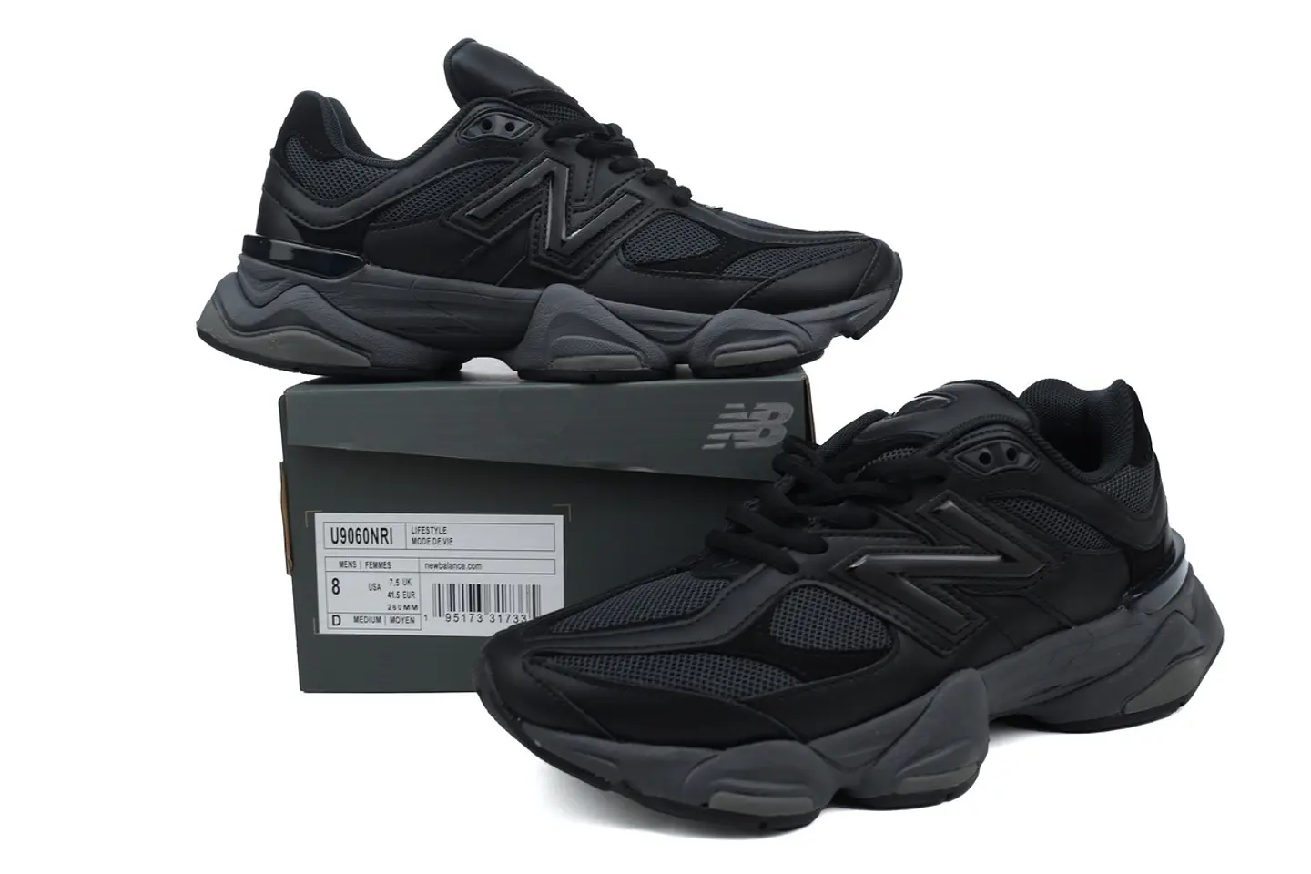 New Balance 9060 Triple Back Leather  1