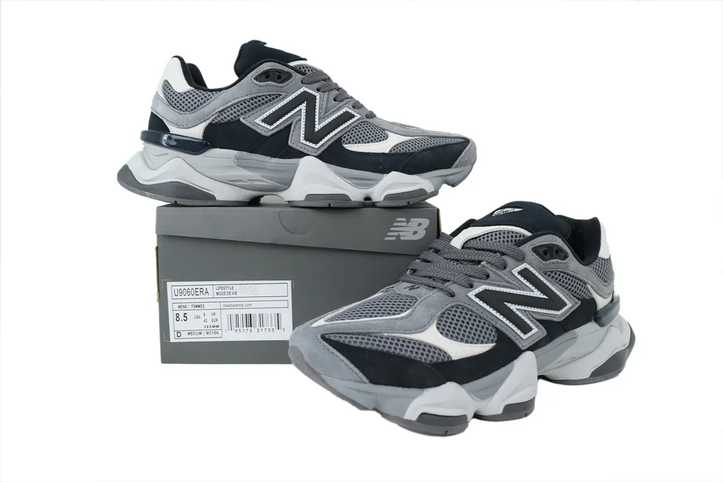 New Balance 9060 Black Castelrock 1