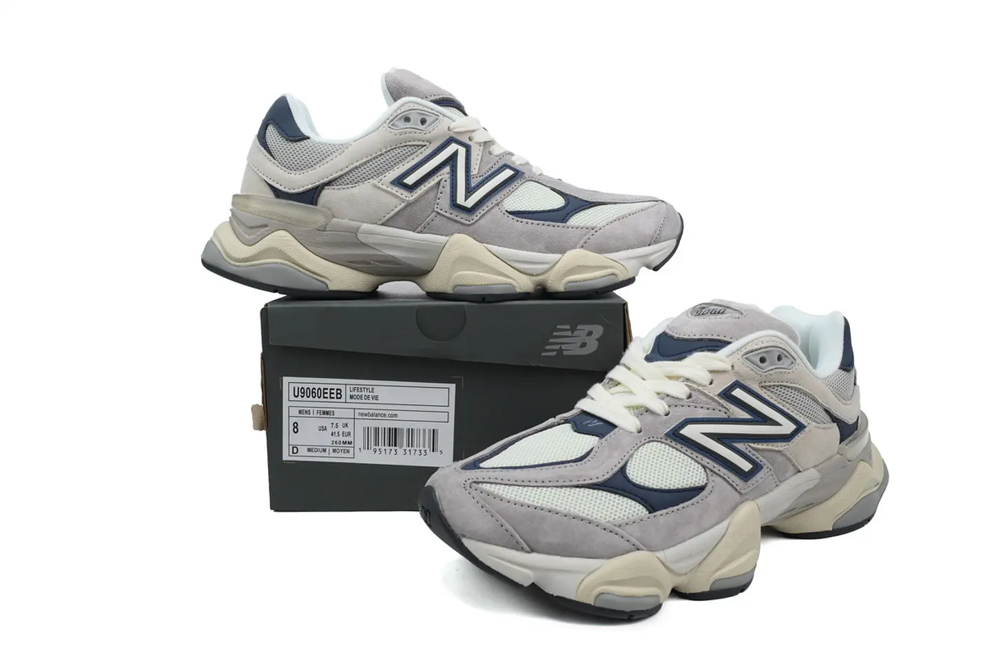 New Balance 9060 Moonrock Linen 1