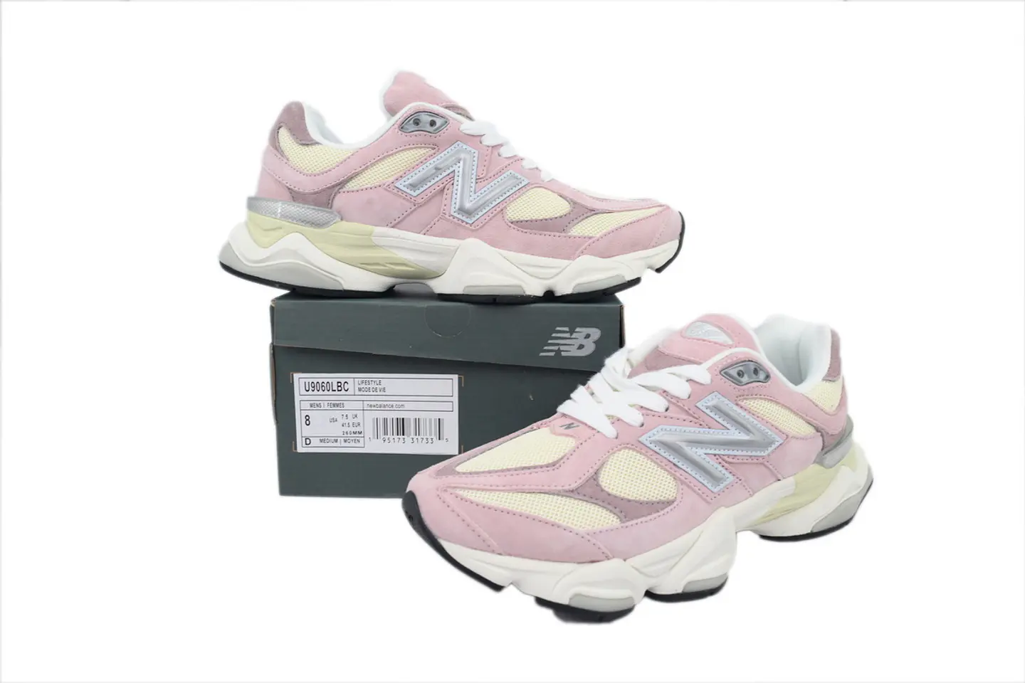 New Balance 9060 Rose Sugar Ice Wine 1