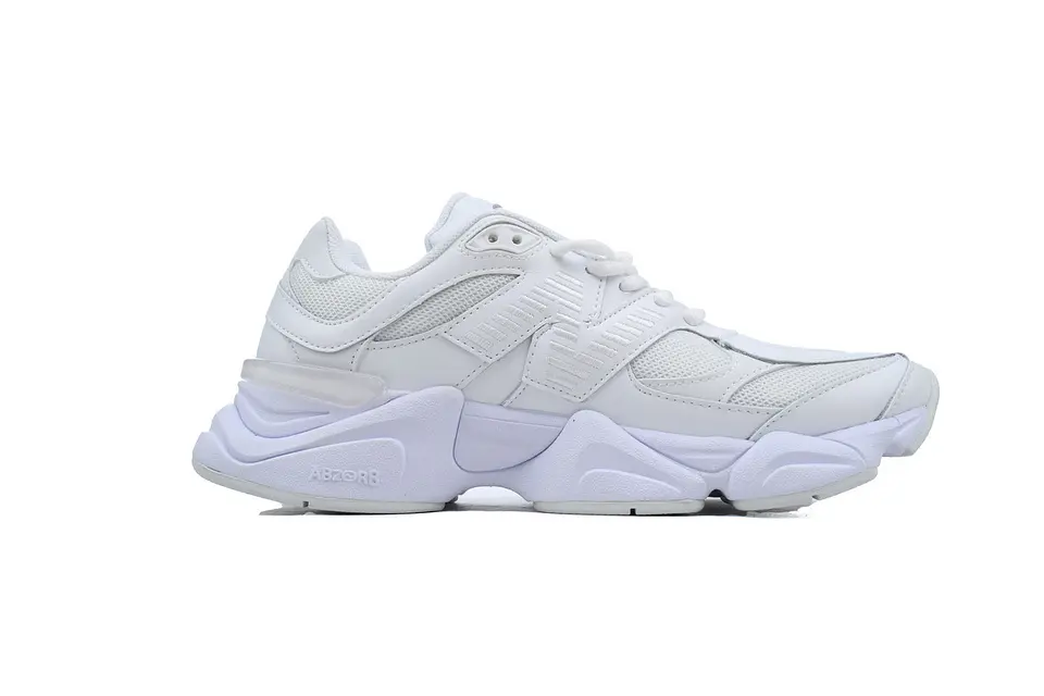 New Balance 9060 Triple White 4