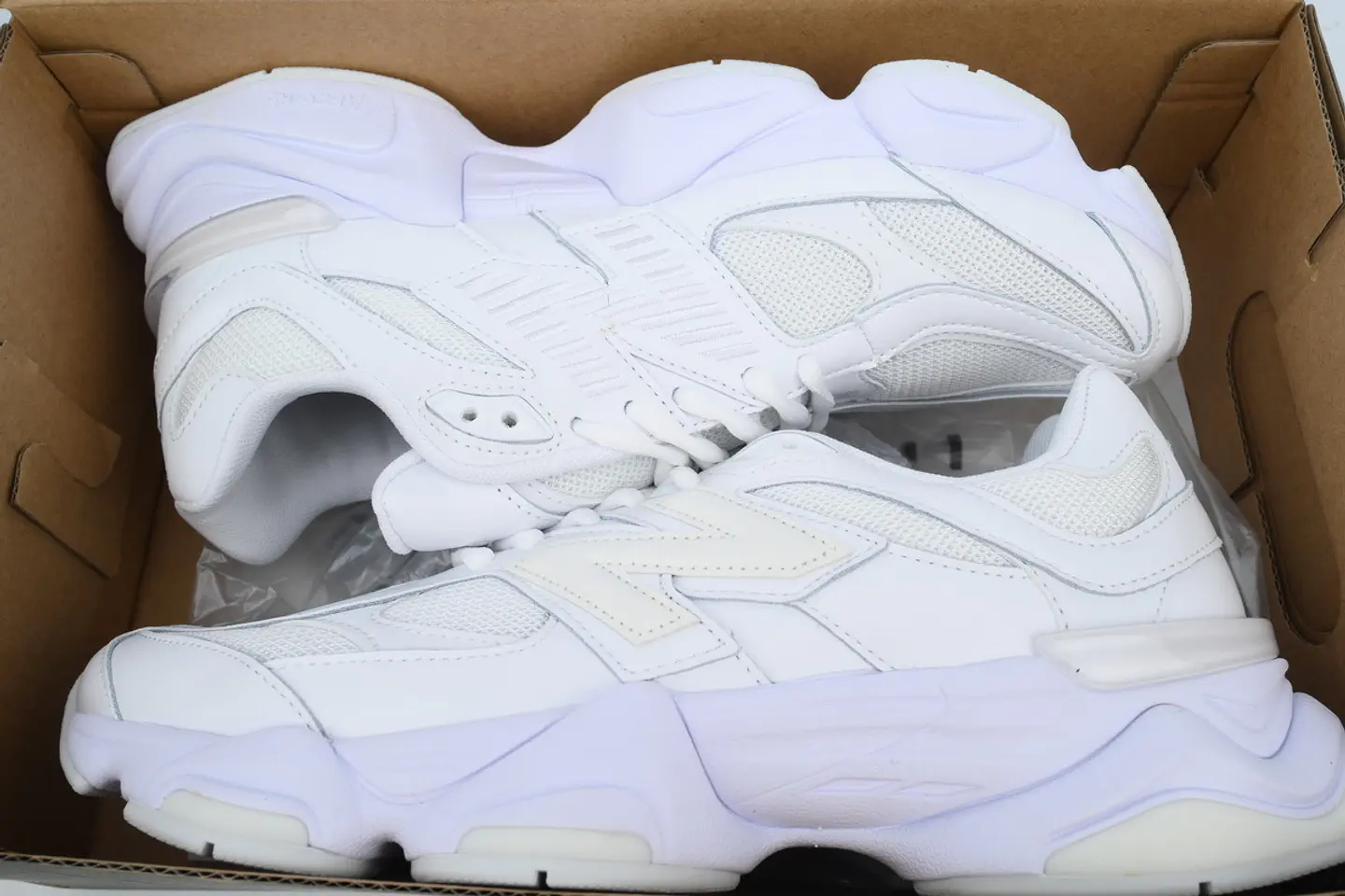 New Balance 9060 Triple White 7