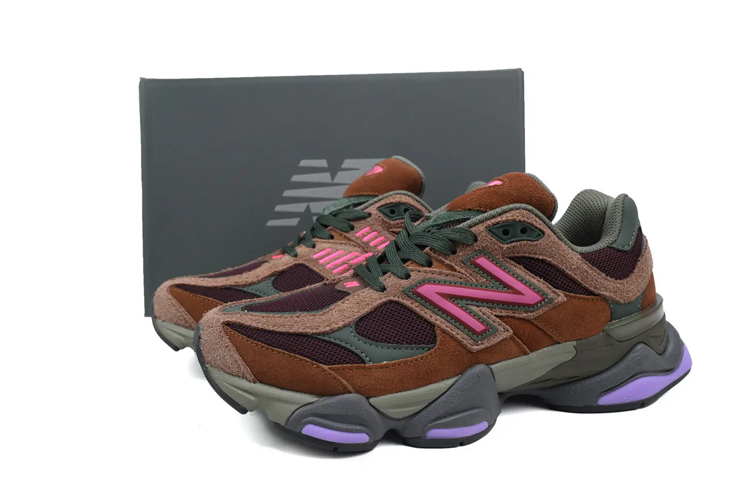 New Balance 9060 Burgundy Pink 4