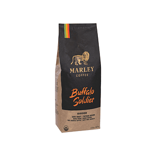 Café Marley Buffalo Soldier - Grano Entero (907g) | Tueste Oscuro Orgánico