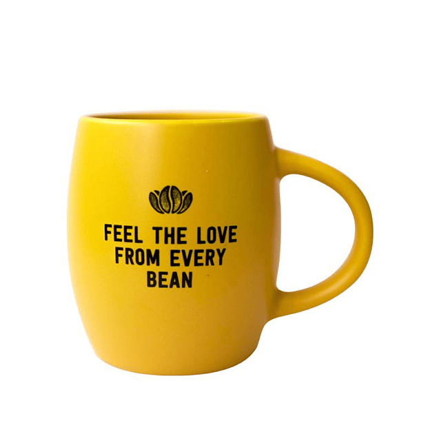 Mug Cerámico Amarillo 450ml 