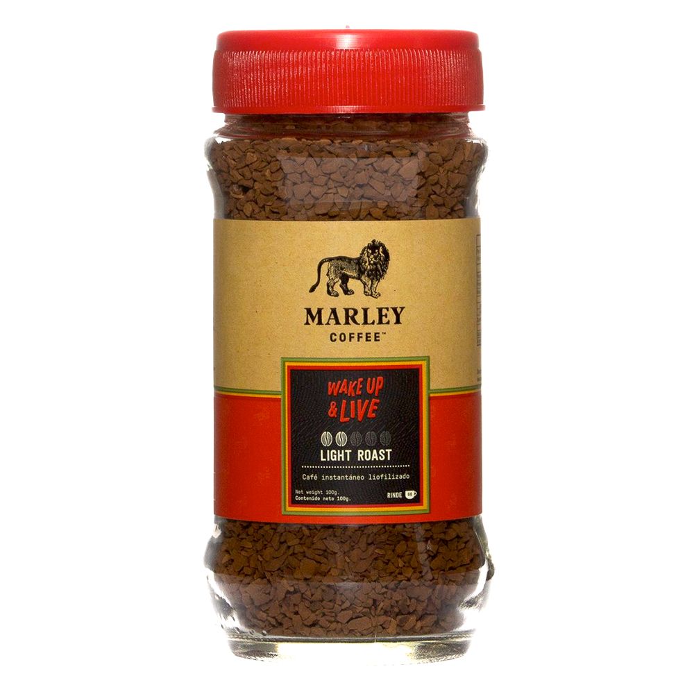 NUEVO Café Liofilizado Marley Coffe • Wake Up and Live 100gr