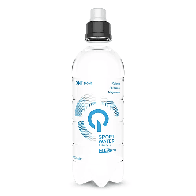 QNT Agua Sport Water Con Minerales SIN SABOR 500ml.