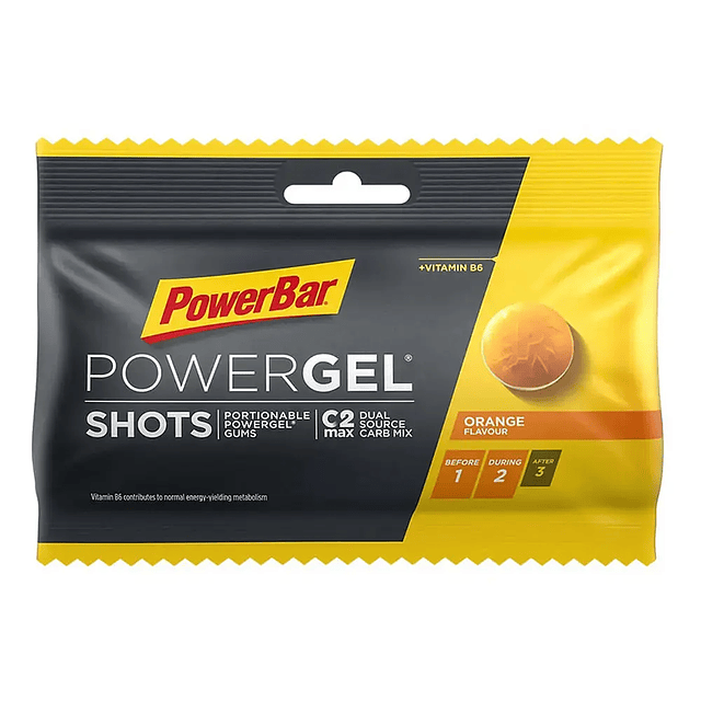 Powerbar Gomitas PowerGel Shots Orange (9un)