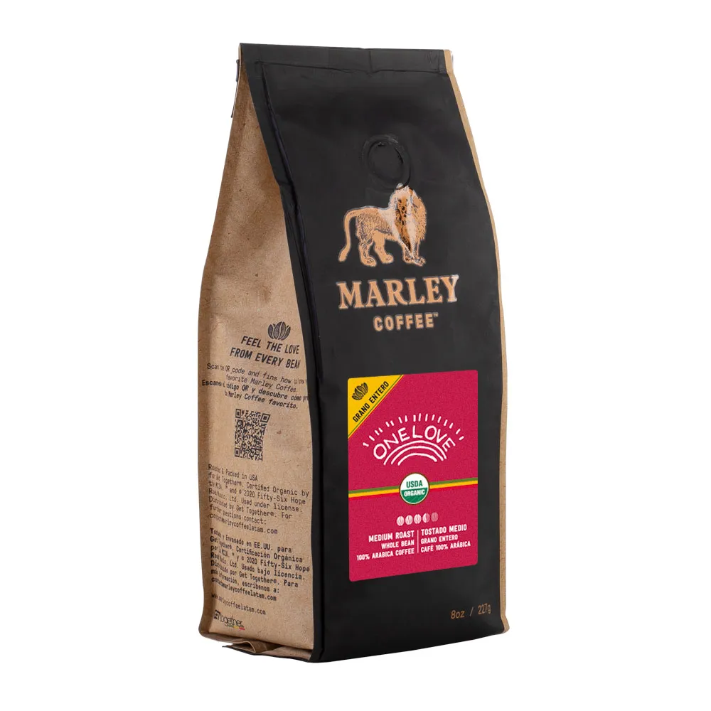 Café Orgánico Grano Entero One Love 227g