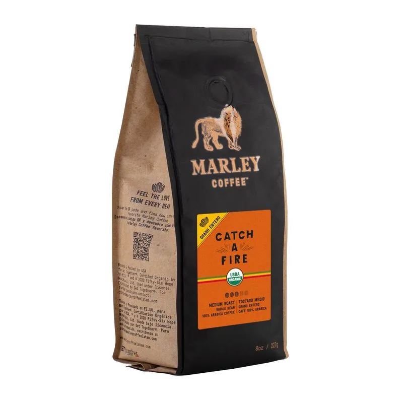 Café Orgánico Grano Entero Catch a Fire 227g