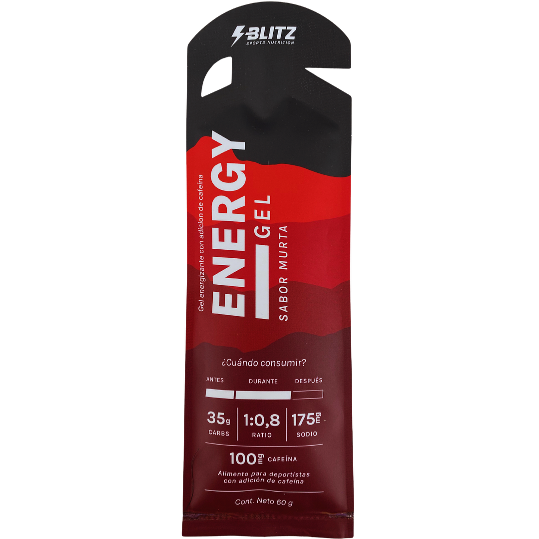 BLITZ Energy Gel 35Gr Carbs Murta CON Cafeina 1