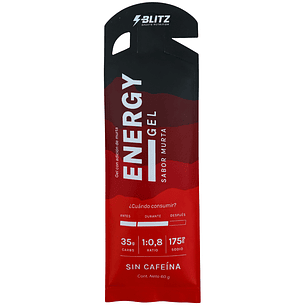 BLITZ Energy Gel 35Gr Carbs Murta SIN Cafeína