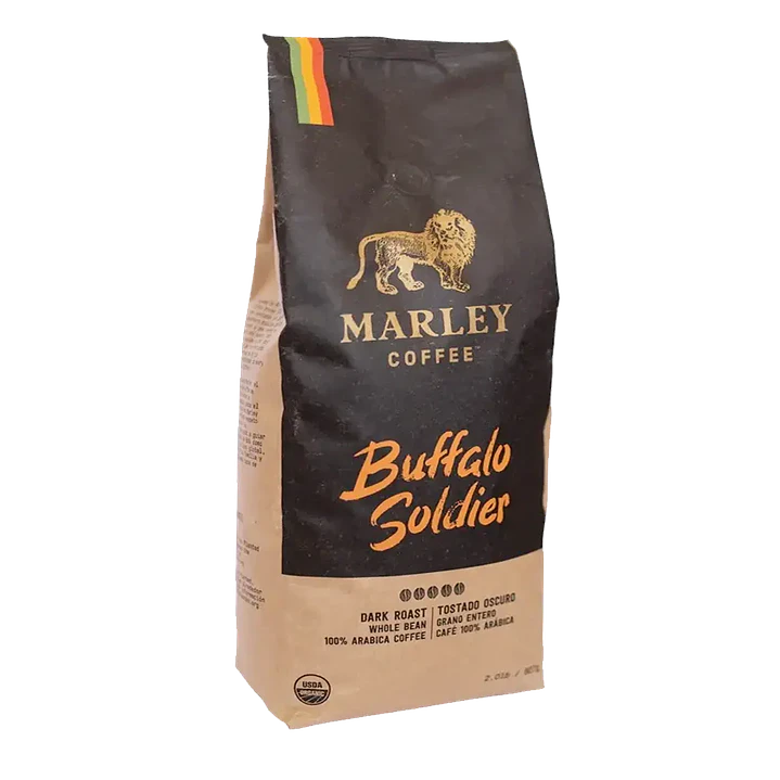 Café Marley Buffalo Soldier - Grano Entero (907g) | Tueste Oscuro Orgánico 1