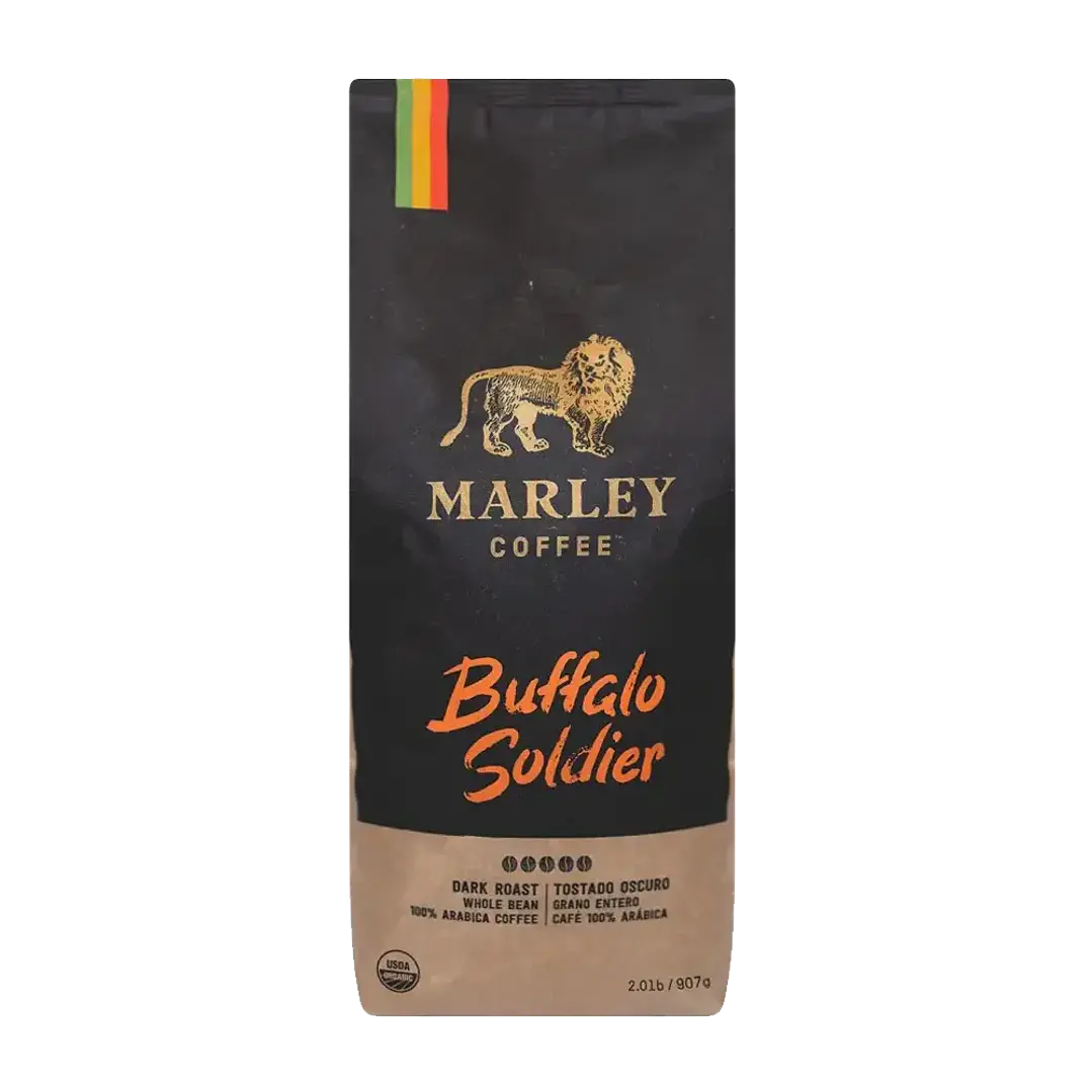 Café Marley Buffalo Soldier - Grano Entero (907g) | Tueste Oscuro Orgánico 2