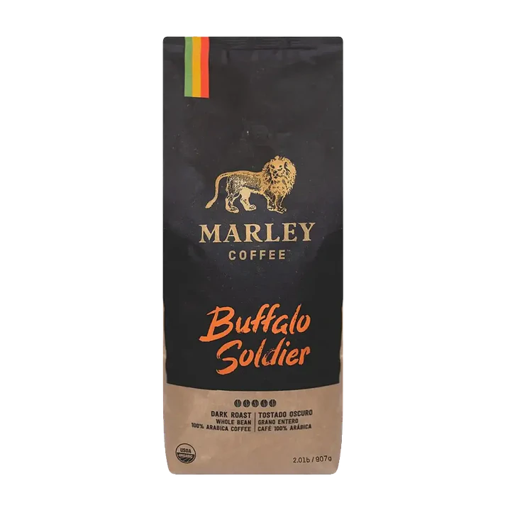 Café Marley Buffalo Soldier - Grano Entero (907g) | Tueste Oscuro Orgánico 2