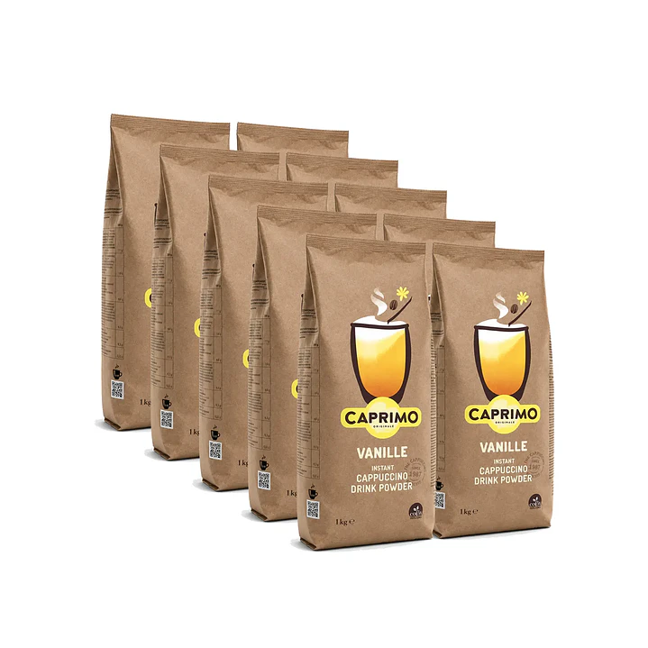 CAJA 10un Café Cappuccino Vainilla 1 kg. 1