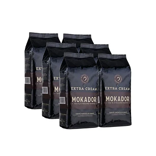 CAJA 6un Café Grano Entero Extra Cream 1kg.