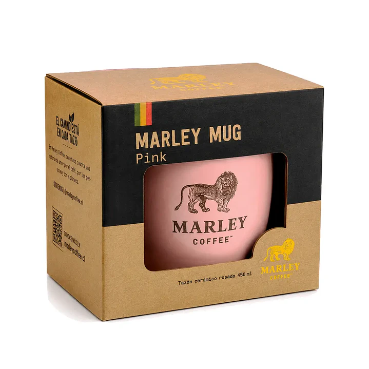 Mug Cerámico Rosado 430ml 3