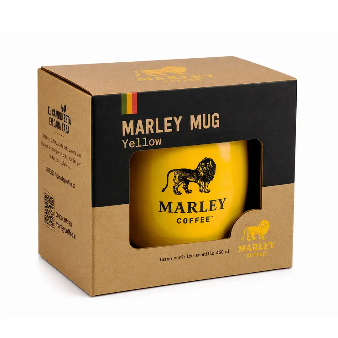 Mug Cerámico Amarillo 430ml  3
