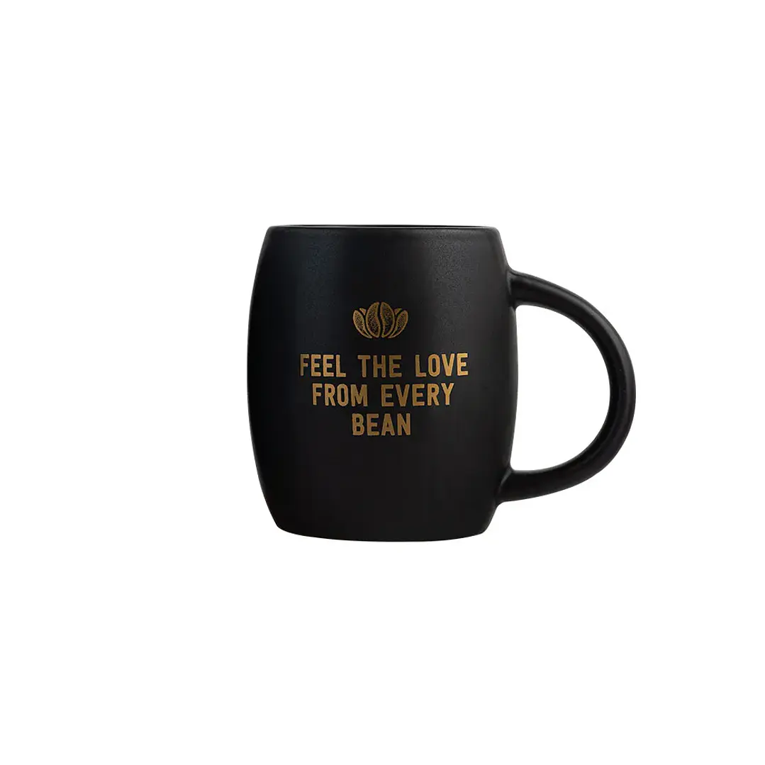 Set 2 Mini Mugs Cerámico Negro 180ml 5
