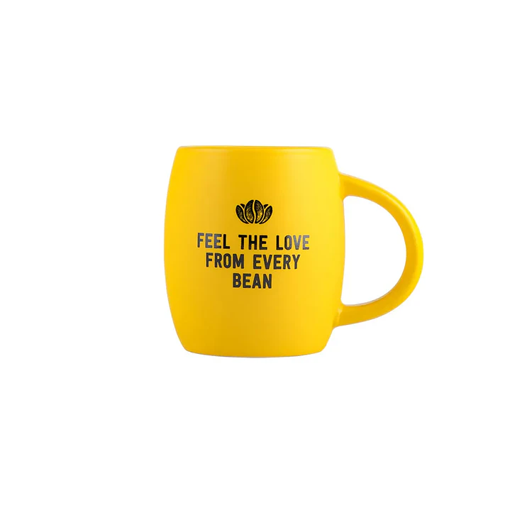 Set 2 Mini Mugs Cerámico Amarillo 180ml 5
