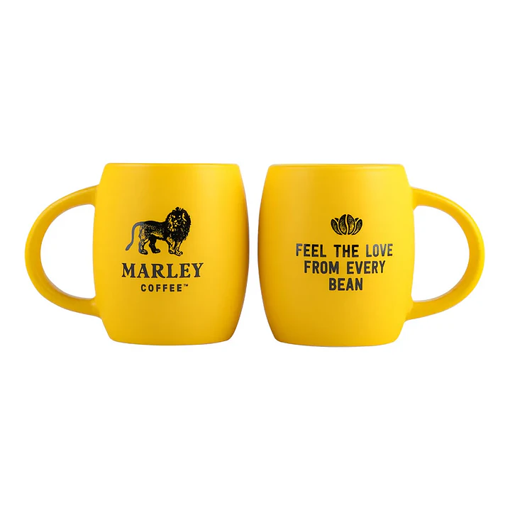 Set 2 Mini Mugs Cerámico Amarillo 180ml 2