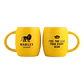 Set 2 Mini Mugs Cerámico Amarillo 180ml - Miniatura 2