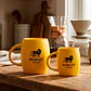 Set 2 Mini Mugs Cerámico Amarillo 180ml - Miniatura 6