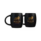 Set 2 Mini Mugs Cerámico Negro 180ml - Miniatura 1