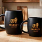 Set 2 Mini Mugs Cerámico Negro 180ml - Miniatura 6