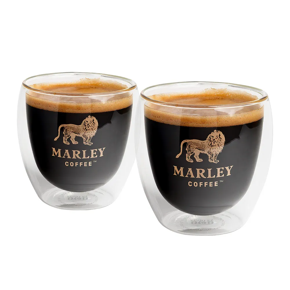Set 2 Mini Mugs Vidrio 180ml