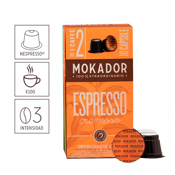 MOKADOR Espresso Cremoso Nespresso® Compatibles 2