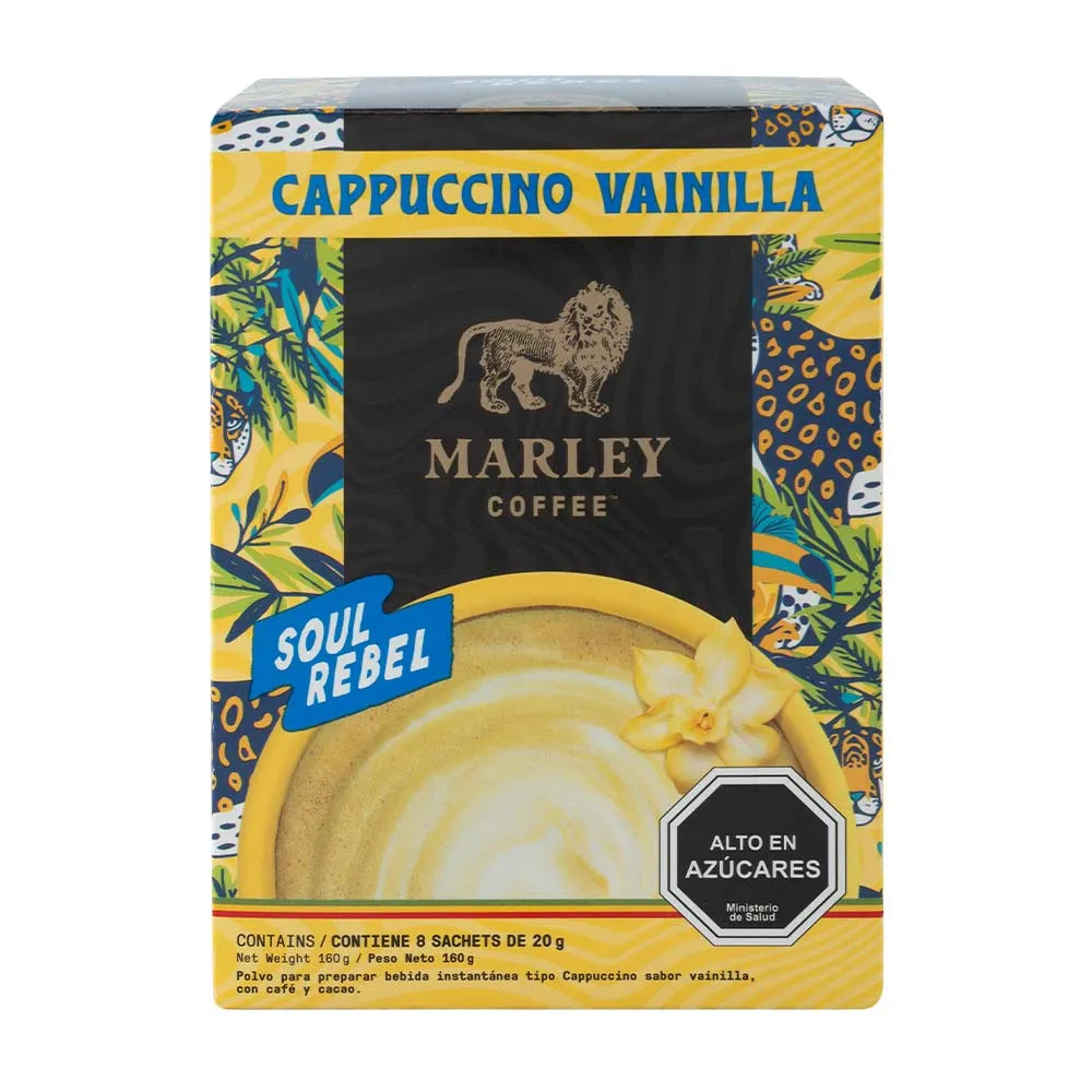 Pack 4x Soul Rebel Cappuccino Vainilla