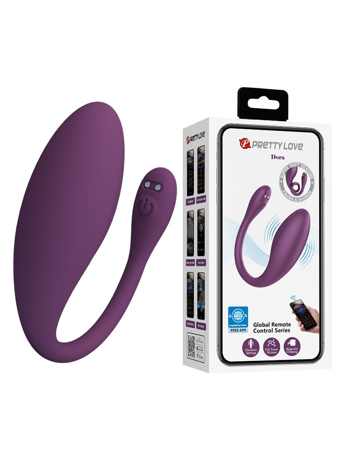 DORA VIBRADOR PUNTO G CON APP 1