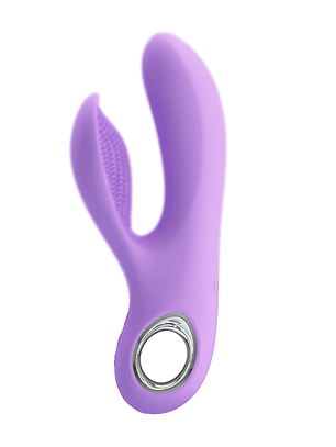 Vibrador con Estimulador Recargable Canrol