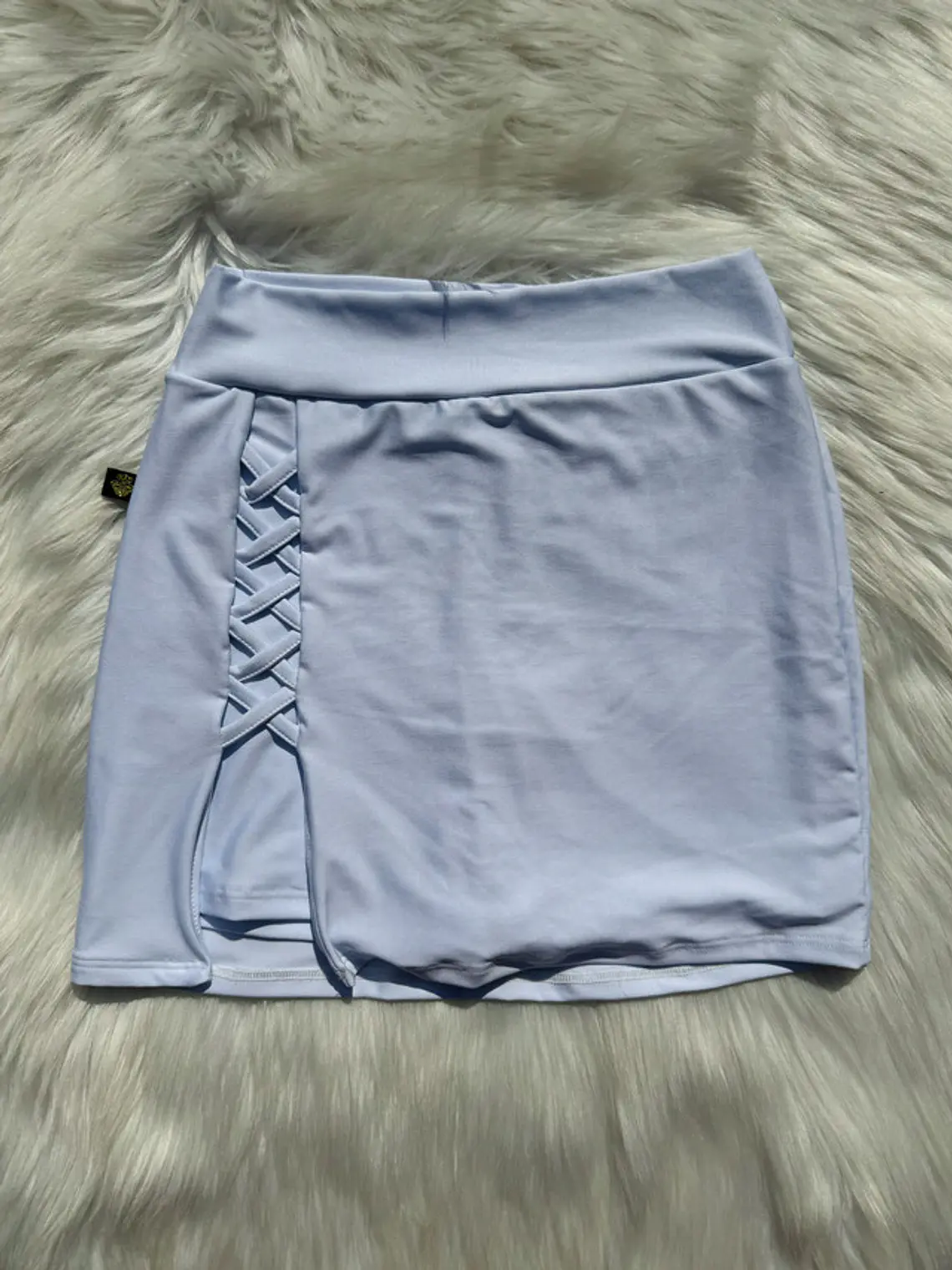 Falda Short Trenzado Lateral 5