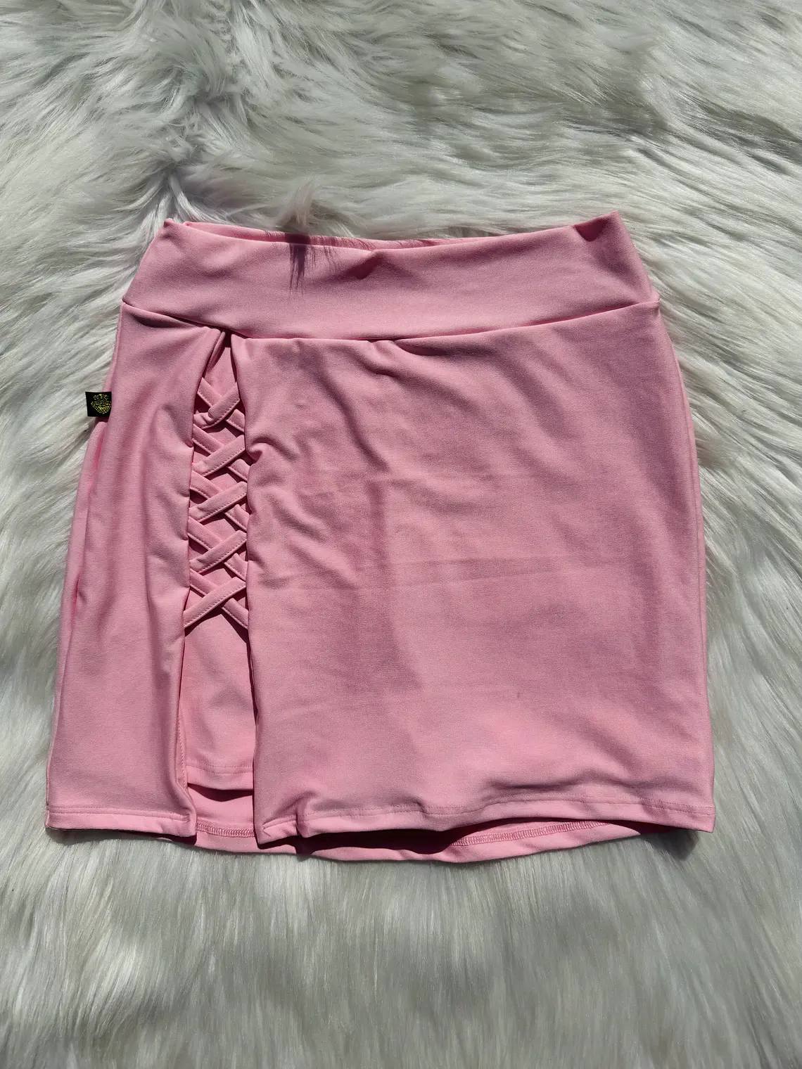 Falda Short Trenzado Lateral 6