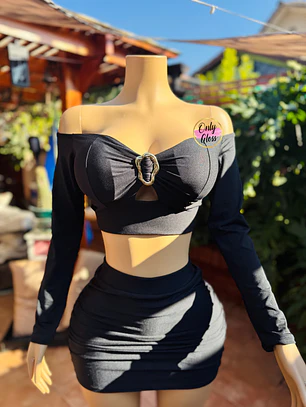 Crop Princesa hebilla