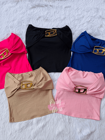 Crop diesel Strapless