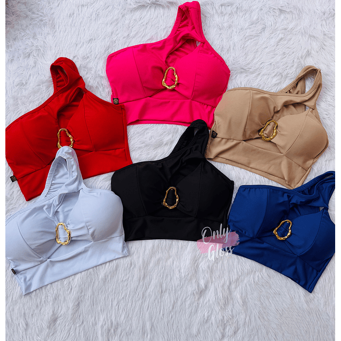 Crop Asimetrico Hebilla NEW