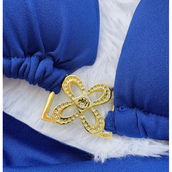 Crop Bikini hebilla Flor Diseño Propio Onlygloss® 3