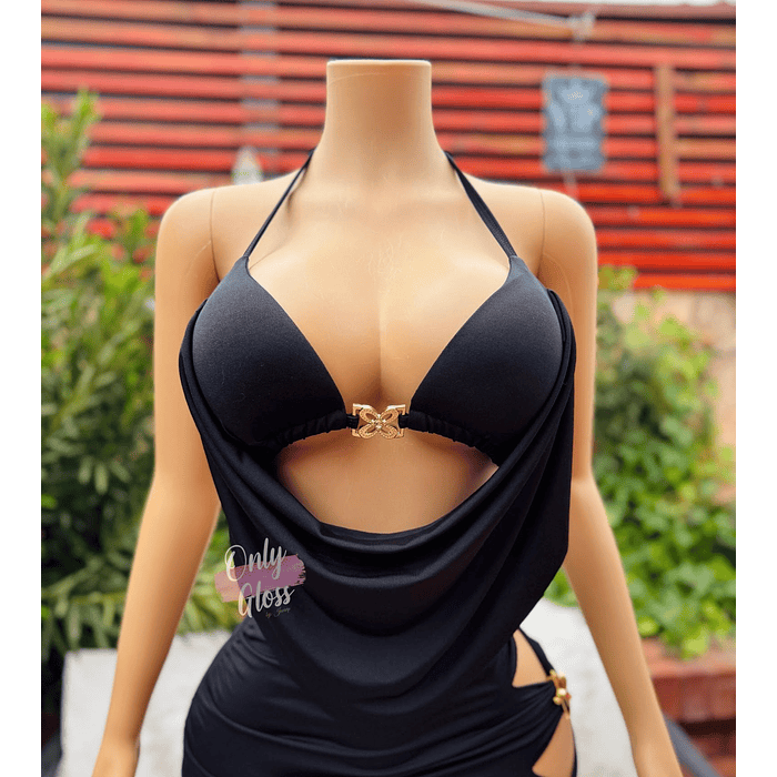 Crop Bikini hebilla Flor Diseño Propio Onlygloss® 1