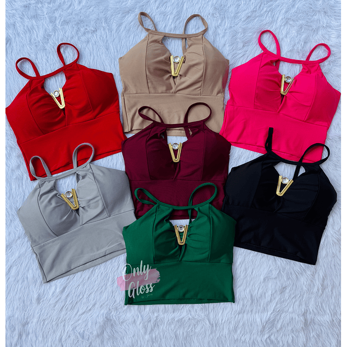 Crop Victoria con Brillo