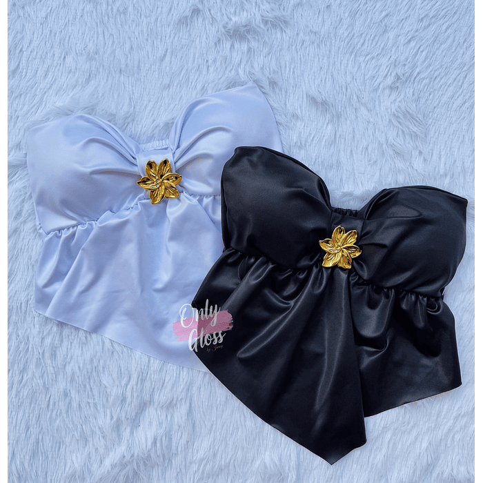 Crop vuelitos Eco cuero Flor