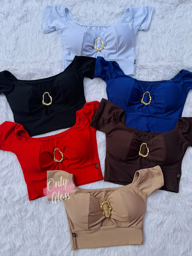 Crop hebilla Mangas 1