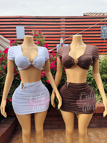 Conjunto Caracol coleccion Onlygloss.cl