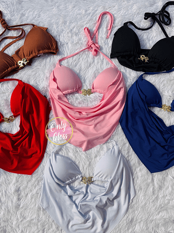 Crop Bikini hebilla Moño Diseño Propio Onlygloss®